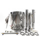 Packed distillation column 50/400/t with CLAMP (3 inches) в Магадане