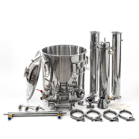 Packed distillation column 30/350/t with CLAMP 3 inches в Магадане