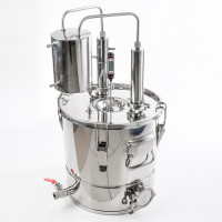 Double distillation apparatus 50/380/t with CLAMP 1,5 inches