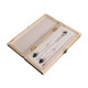 Set of alcohol meters in a wooden box в Магадане