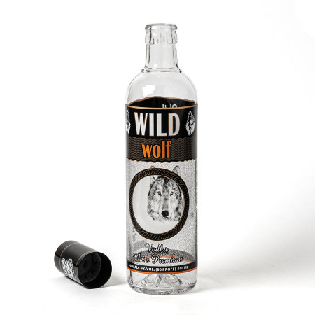 Souvenir bottle "Wolf" 0.5 liter в Магадане