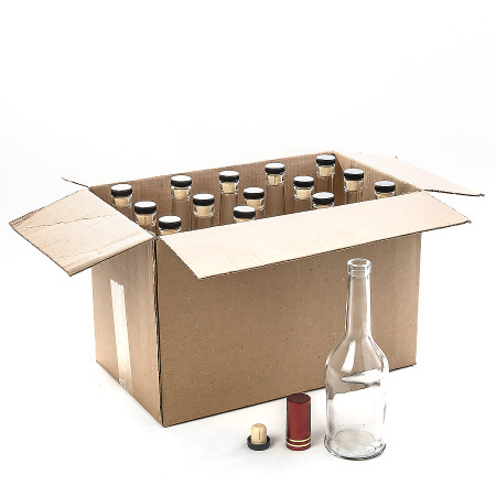 15 bottles of "Cognac" 0.5 l with Camus corks and caps в Магадане