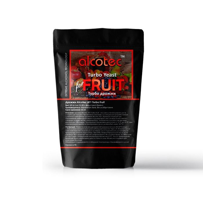 Дрожжи Alcotec AT1 FruitTurbo, 60 гр. в Магадане